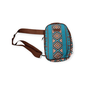 Wan & Kelo Aztec Print Western Sling Pack Shoulder Bag
